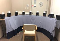 方向感検査を行う部屋