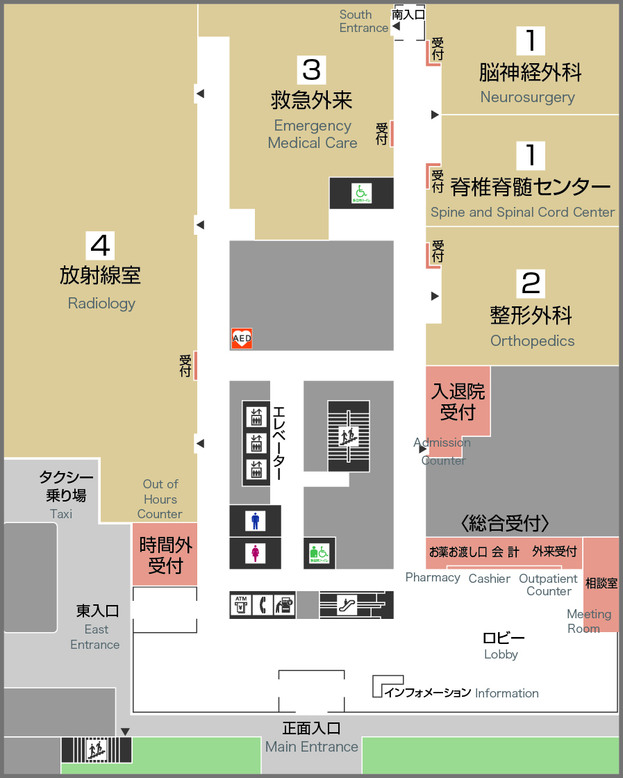 1階フロアマップ